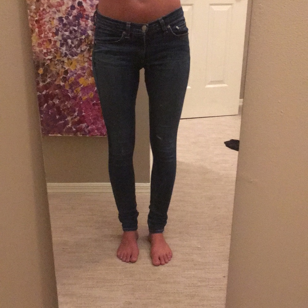 Rag & Bone/jean Woman High-rise Skinny Jeans